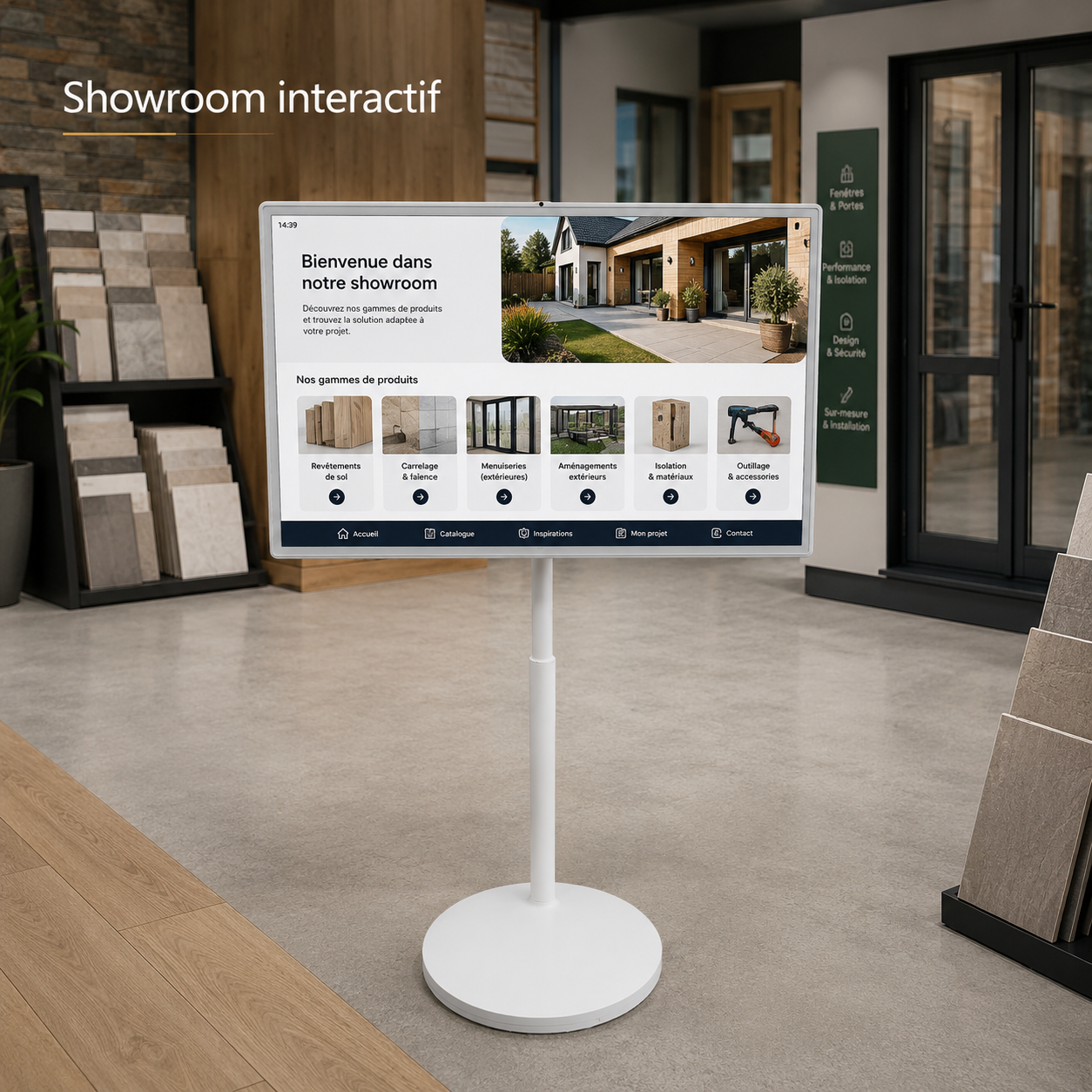 Showroom interactif